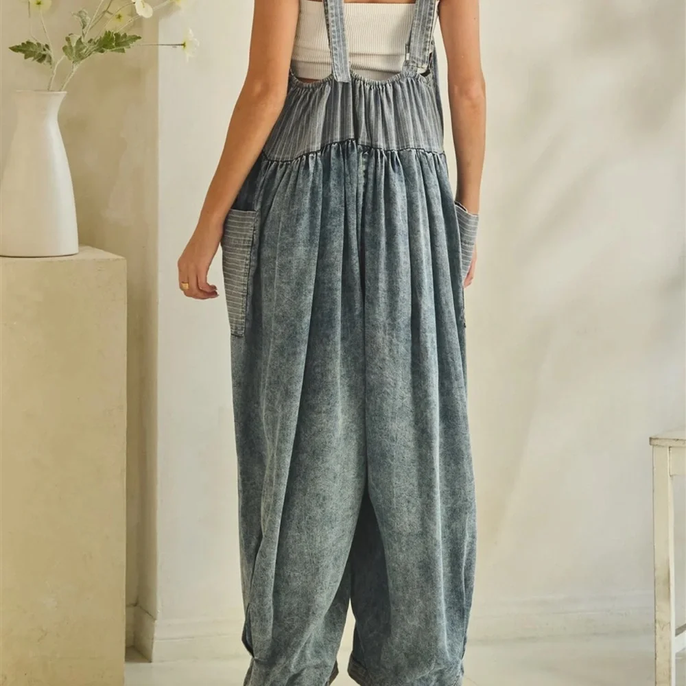 📦 💕 Oli & Hali Women's Blue Denim Jumpsuit - Picture 8 of 11